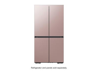 Samsung Bespoke 4-Door Flex Refrigerator Panel in Champagne Rose Steel - RA-F18DBBQH/AA