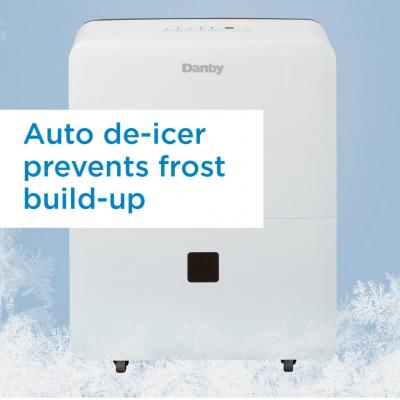 Danby 40 Pint DoE Dehumidifier with Powerful 2-Speed Fan - DDR040BJWDB-ME